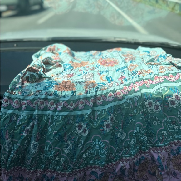 Cute boho top blue print - Picture 5 of 8